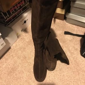 Brown Wedge Boots